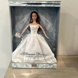 Millennium Wedding Brunette Barbie